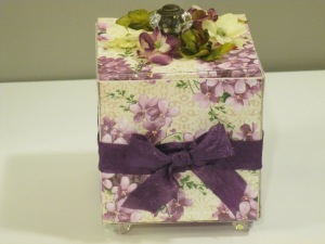 violet gift box